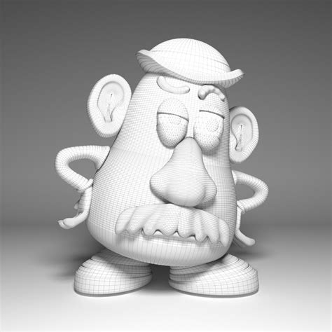 Mr Potato Head Toy Story Tekstur Cg In Render 3d 3dexport