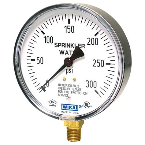 9843973 Wika Mechanical Pressure Gauge Valin