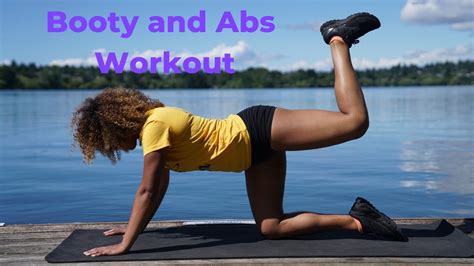 30 Minute Booty And Abs Workout No Equipment Required Workout With Kk Youtube