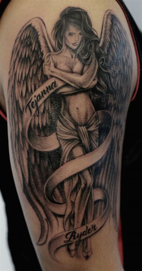 The angel of love tattoos are often smaller compared to the other angel designs. 50 Best Angel Tattoo Designs and Ideas