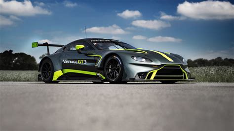 Aston Martin Aston Martin Vantage Gt3 Car Race Car Silver Car Vehicle