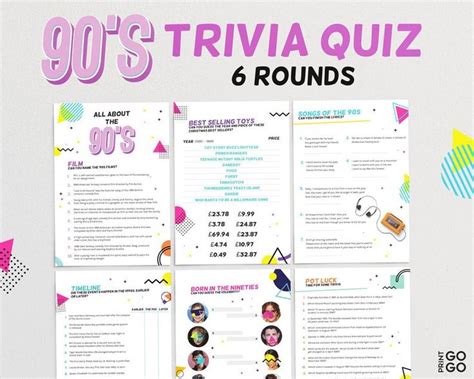 90s Movie Trivia Questions And Answers Printable
