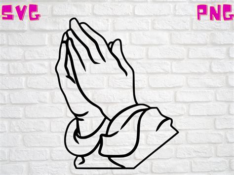 praying hands svg digital file only svg png cricut laser for etsy