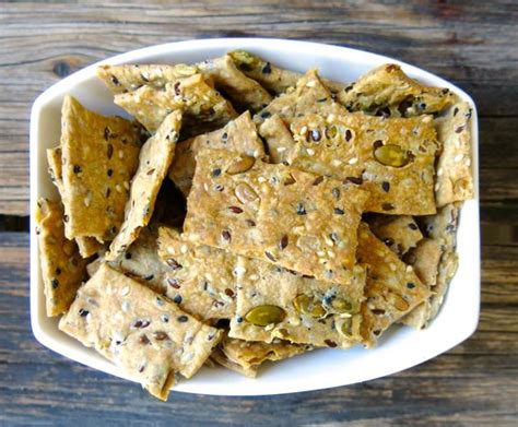 Healthy Seed Crackers Homemade And Simply Irresistible