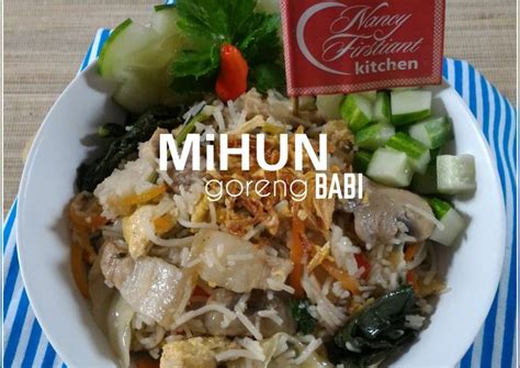 Cara membuat babi goreng ala taiwan sangat garing crispy pork belly recipe. Resep Mihun Goreng Babi oleh Nancy Firstiant's Kitchen - Cookpad