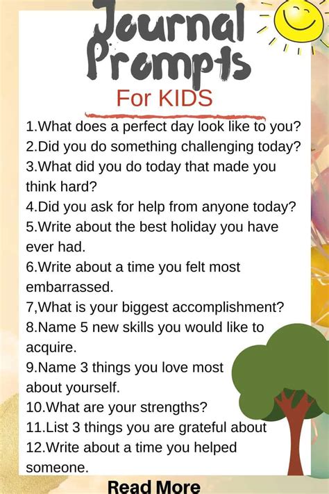 80 Journal Prompts For Kids Fun And Inspiring Kids N Clicks