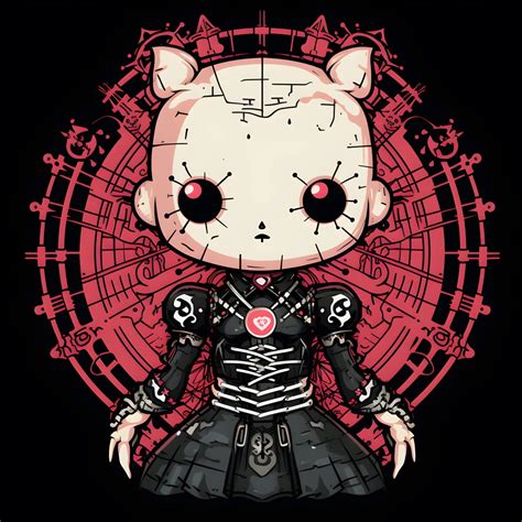 Hello Kitty Als Pinhead Shirt Design 3 By Kurt Heppke