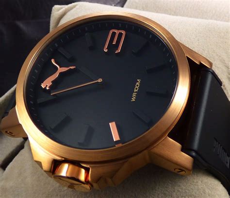 Reloj Puma Pu102941005 Negro/bronce Ultrasize Para Caballero - $ 2,549 ...