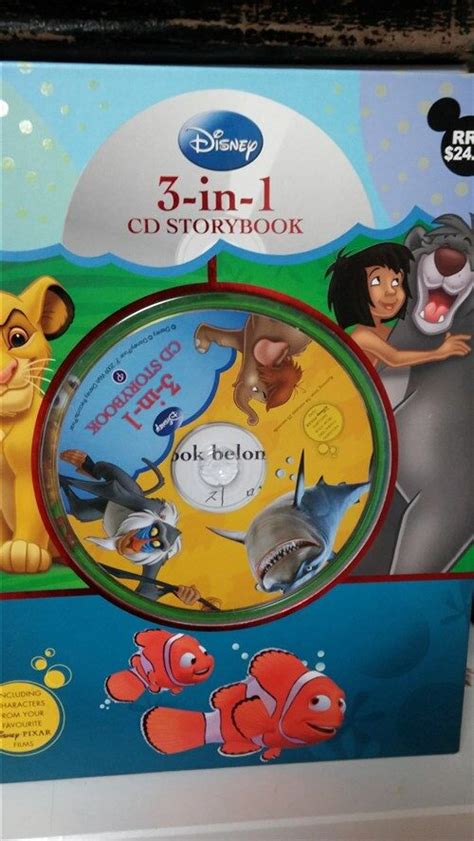 알라딘 중고 Disney 3 In 1 Cd Storybook Lion King Finding Nemo Jungle