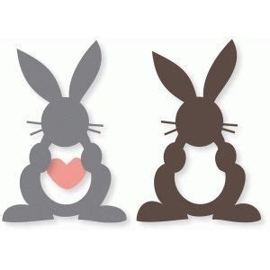 Sammlung von jutta fuest • zuletzt. Silhouette Design Store: Easter Bunny W/heart in 2020 ...
