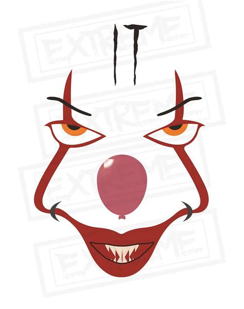 Pennywise Svg It Pennywise The Clown Cricut Cut File Etsy