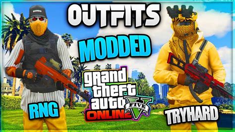 Gta 5 Online Trajes Rngtryhard Modded Outfits Traje Modeado And Rung And