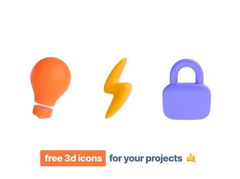 Free 3d Icons For Your Projects Vol1 By Alexander Shatov On Dribbble