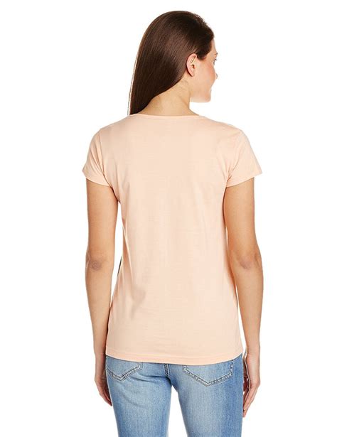 Beige Color Cotton T Shirts For Girls Online Casual Printed T Shirts
