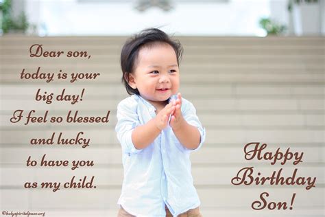 Happy Birthday Son Wishes Quotes Messages For My Son