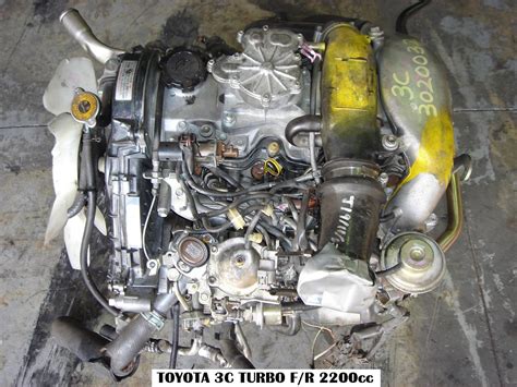Toyota 3c 22 Turbo Diesel Japeuro