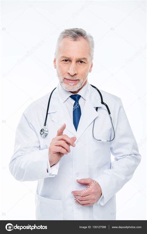 Mature Doctor With Stethoscope — Stock Photo © Igortishenko 135127598