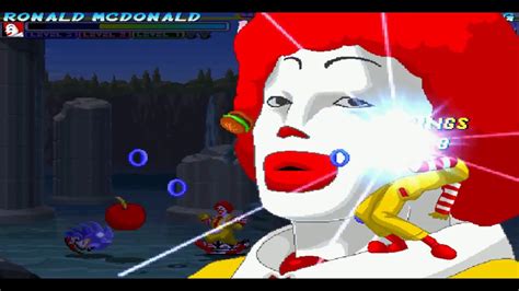 Mugen Random Battles Ronald Mcdonald Vs Classic Sonic The Hedgehog