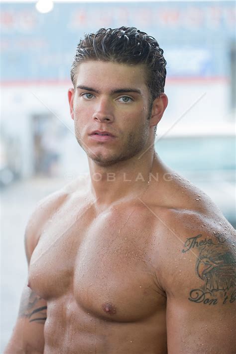 Portrait Of A Shirtless All American Man With A Muscular Body Rob Lang Images Licensing And