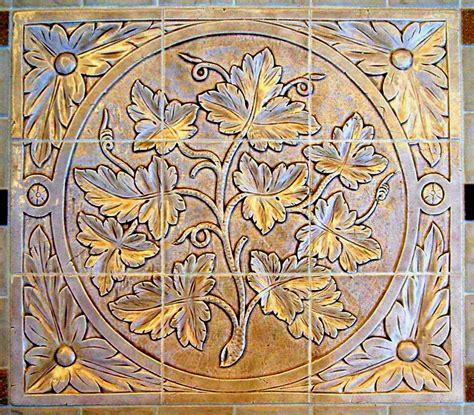 Large Hand Pressed Decorative Tiles By Andersen Ceramics Austin Tx