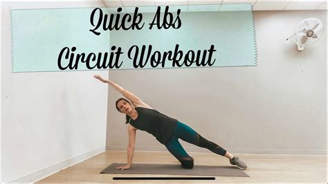 Quick Abs Circuit Workout Under 5 Minutes Youtube