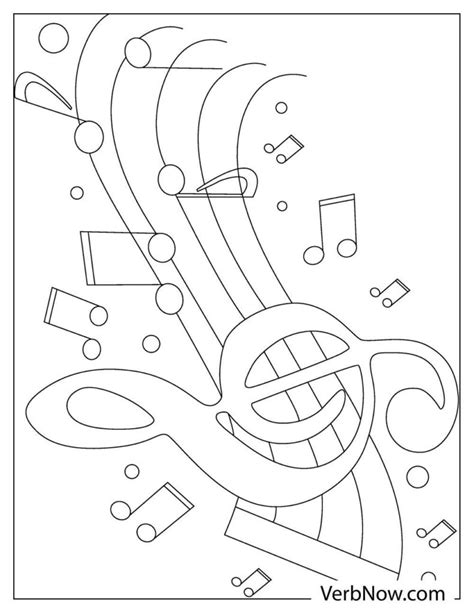 Musical Notes Coloring Pages For Kids
