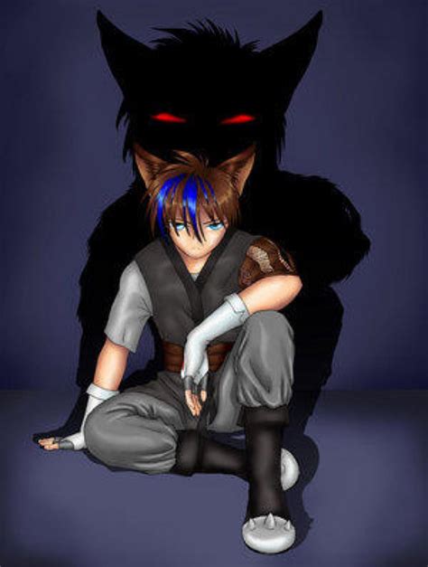 A Wolf Demonwerewolf By Ateenagelycan On Deviantart Wolf Boy Anime