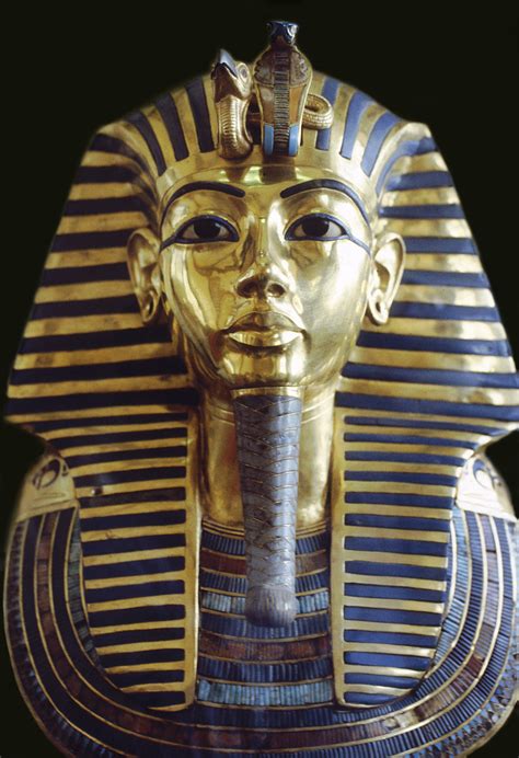 King Tutankhamens Gold Mask In Cairo Museum