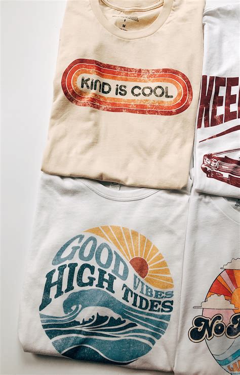 Our Newest Collection Of Graphic Tees With Distressed Vintage Style