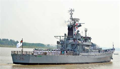 Warship Bns Dhaleshwari Leaves For India