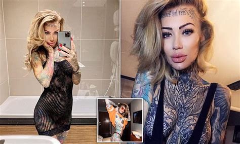 britain s most tattooed woman reveals how strangers think she can t hear daily mail online