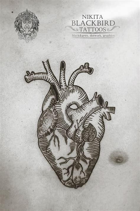 Graphic Heart Tattoo On Behance