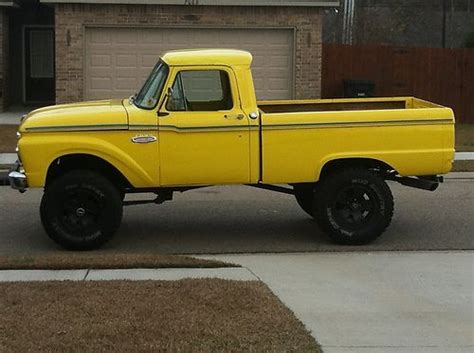 Sell Used 1966 Ford F100 4x4 Four Wheele Drive 351 Cleveland Rims Runs