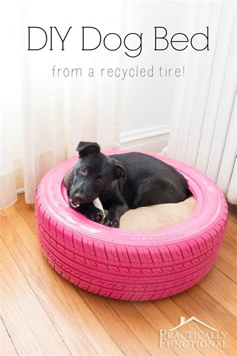 Diy Dog Bed In A Tire Diy Pet Bed Pet Beds Pink Dog Beds Old Tires