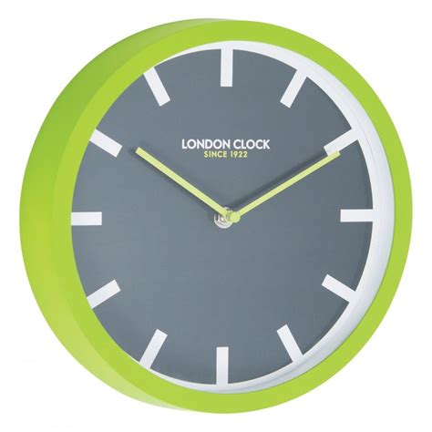 Hillier Jewellers London Clock Lime Green Wall Clock