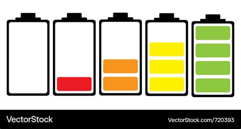 Simple Battery Icon Royalty Free Vector Image Vectorstock