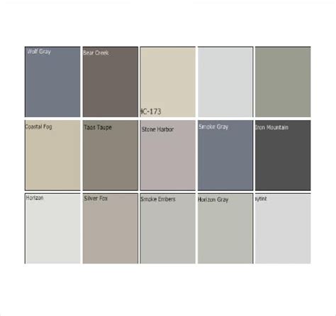 Grey Pantone Color Chart Best Picture Of Chart Anyimageorg