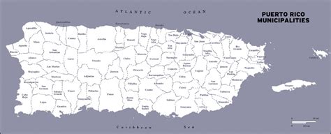 Printable Map Of Puerto Rico With Towns Printable Maps