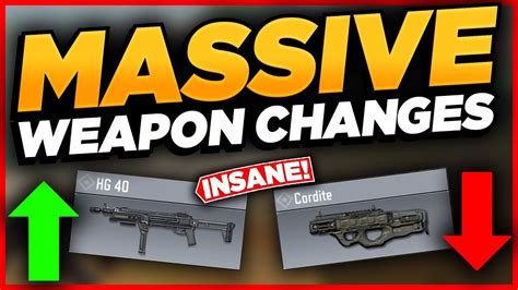 Massive Weapon Changes New Best Weapons Call Of Duty Mobile