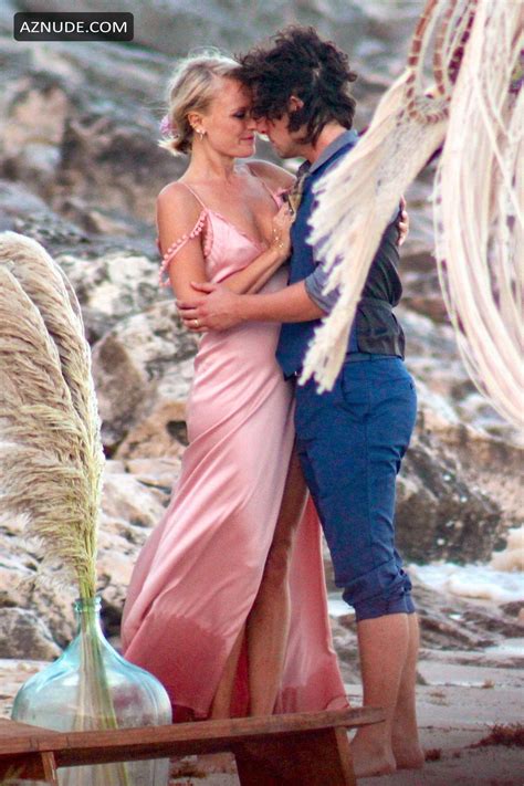 Malin Akerman In An Intimate Beachfront Ceremony With Jack Donnelly In