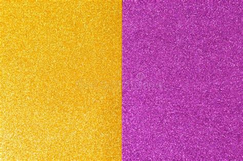 Background Mixed Glitter Texture Gold And Purple Abstract Background