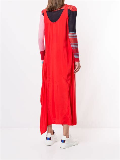 Kenzo Ruffle Detail Long Dress Farfetch