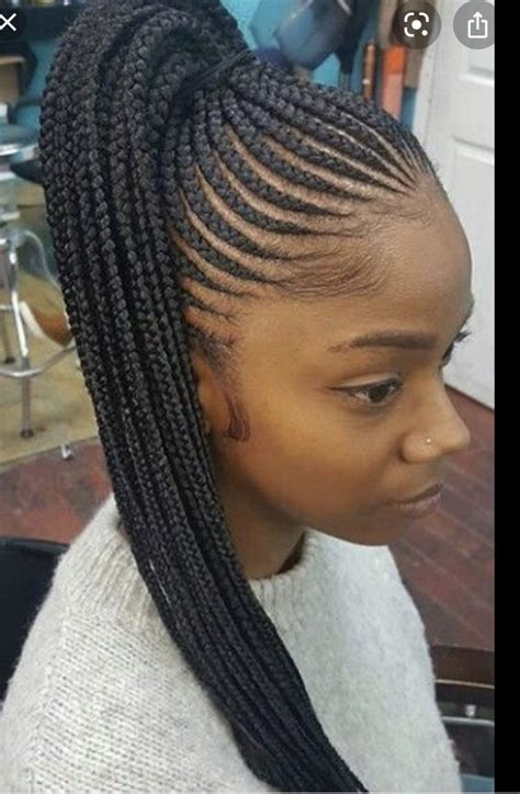 10 Cornrow Braids Into A Ponytail Fashionblog