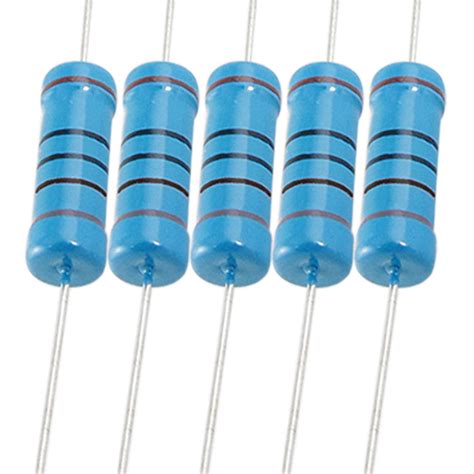 Buy Uxcell Five Color Bands Through Hole Metal Film Resistors 100 Ohm