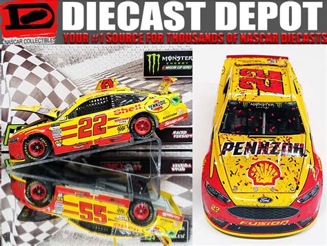 No additional import charges at delivery! JOEY LOGANO 2017 RICHMOND WIN RACED VERSION SHELL 1/24 ACTION