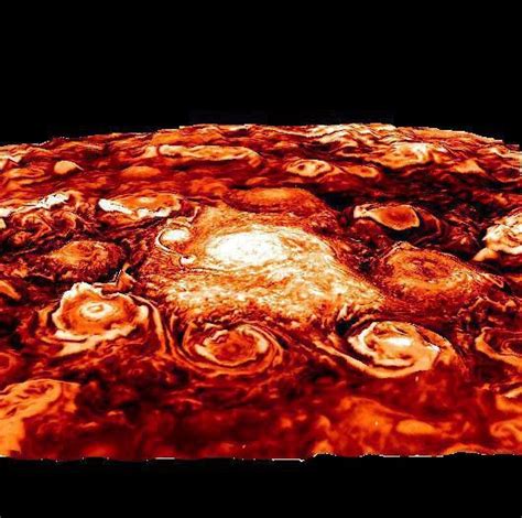 Jupiters North Pole In Infrared The Planetary Society