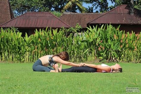 Partner Yoga Poses For Friends Or Couples Partner Yoga Poses