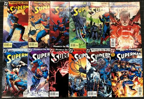 Superman 1987 204 215 Vfnm Complete 12 Issue Set By