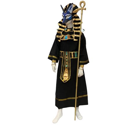 Mens Muscle Chest Anubis Egyptian God Costume Candy Apple Costumes