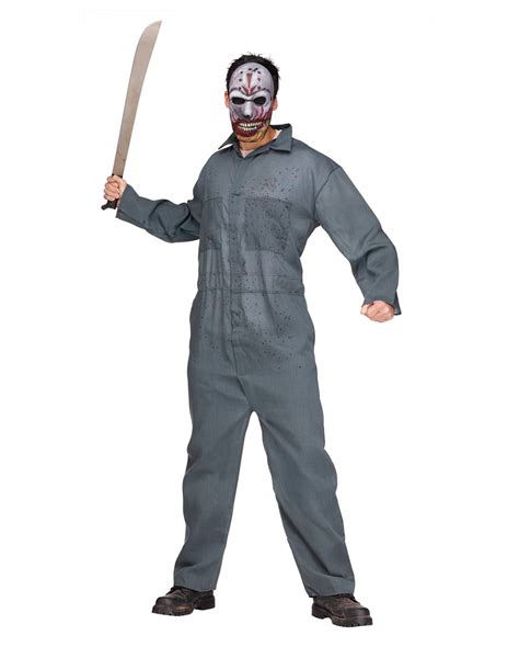 Maskierter Killer Kostüm Xl Für Halloween And Horror Partys Horror